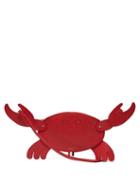 Matchesfashion.com Thom Browne - Crab Shaped Pebblegrain Leather Clutch - Womens - Red