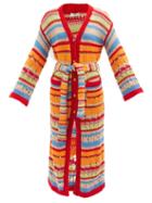 Etro - Moonlight Striped Wool-blend Cardigan - Womens - Multi