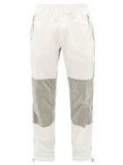 Matchesfashion.com 2 Moncler 1952 - Panelled Cotton Track Pants - Mens - White Silver