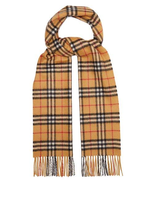 Matchesfashion.com Burberry - Vintage Check Scarf - Womens - Beige