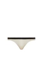 Matchesfashion.com Solid & Striped - The Madison Ribbed Bikini Briefs - Womens - Black Cream