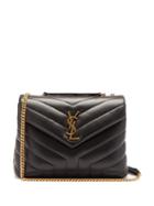 Matchesfashion.com Saint Laurent - Loulou Quilted Leather Bag - Womens - Black