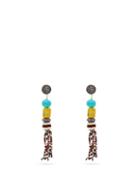 Matchesfashion.com Etro - Beaded Tassel Earrings - Womens - White