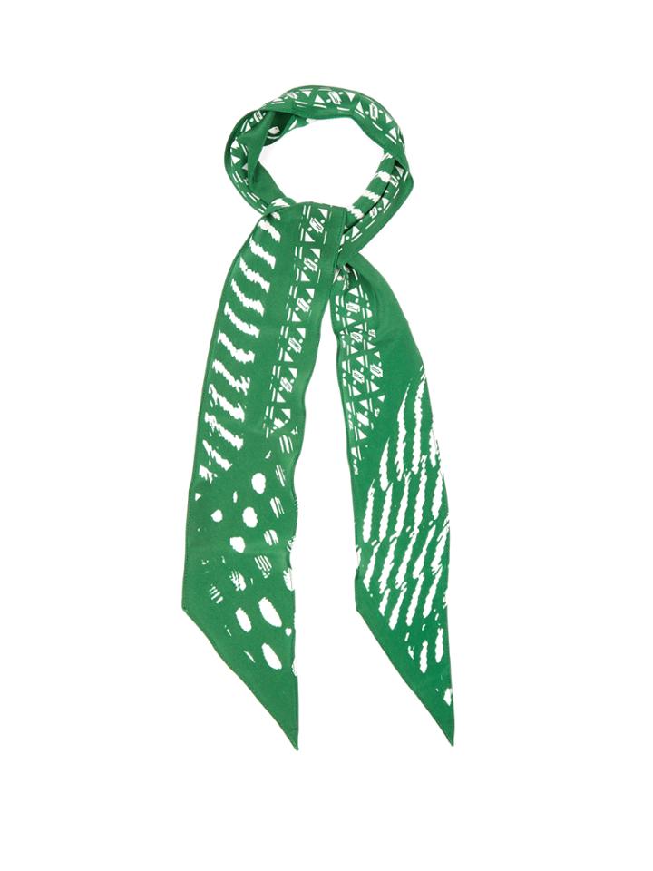 Rockins Guinea-print Super-skinny Scarf