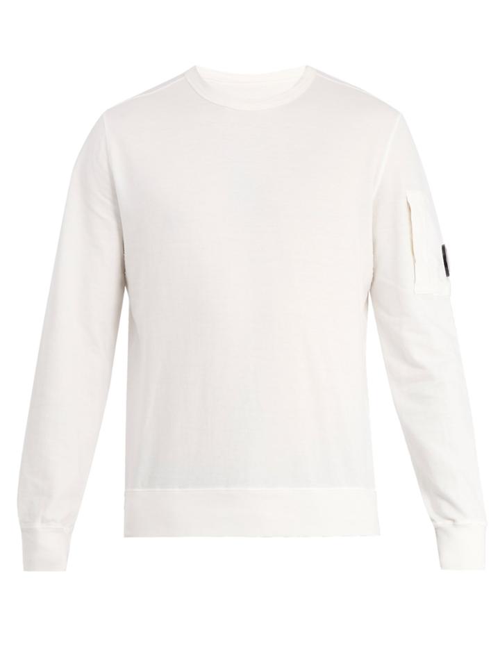 C.p. Company Lens Crew-neck Cotton Sweatshirt