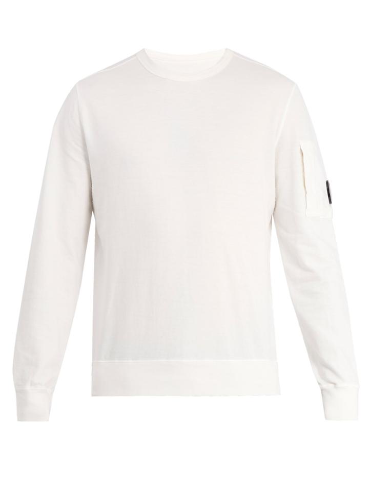 C.p. Company Lens Crew-neck Cotton Sweatshirt