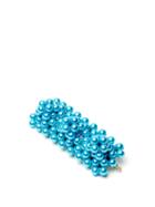Matchesfashion.com Shrimps - Antonia Faux Pearl Barrette - Womens - Blue
