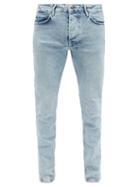 Matchesfashion.com Ksubi - Chitch Cotton-blend Slim-leg Jeans - Mens - Light Blue