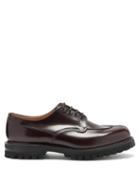 Matchesfashion.com Church's - Edgerton Polished-leather Derby Shoes - Mens - Burgundy