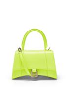 Balenciaga - Hourglass S Crocodile-effect Leather Bag - Womens - Yellow