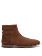 Matchesfashion.com O'keeffe - Cookie Panelled Suede Boots - Mens - Brown