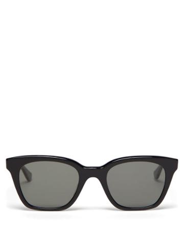 Matchesfashion.com Garrett Leight - X Clare V Nouvelle Square Acetate Sunglasses - Womens - Black
