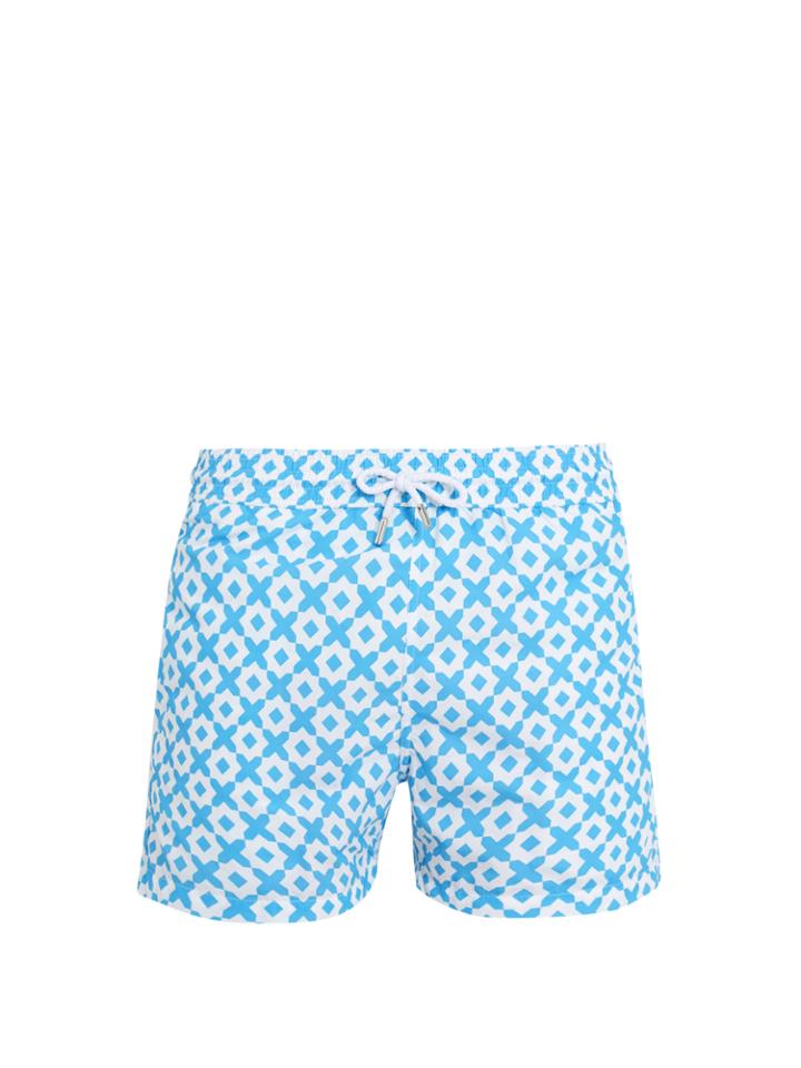 Frescobol Carioca Paraty-print Swim Shorts