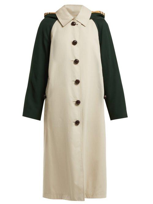 Matchesfashion.com Burberry - Richmond Cotton Gabardine Car Coat - Womens - Beige