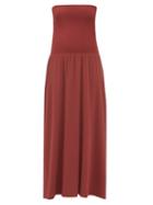 Eres - Oda Bandeau Jersey Maxi Dress - Womens - Red