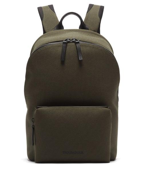 Matchesfashion.com Troubadour - Adventure Slipstream Canvas Backpack - Mens - Khaki