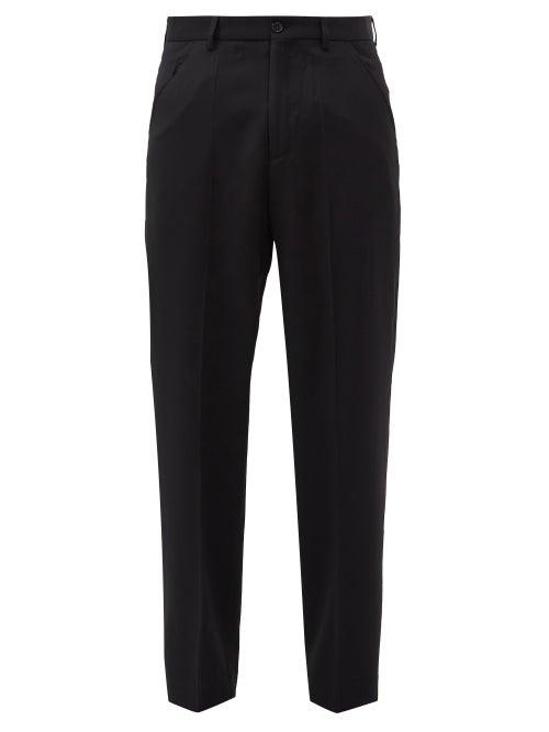 Our Legacy - Chino 22 Wool-twill Trousers - Mens - Black
