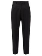 Our Legacy - Chino 22 Wool-twill Trousers - Mens - Black