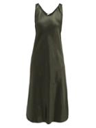 Matchesfashion.com Max Mara Leisure - Talete Dress - Womens - Khaki