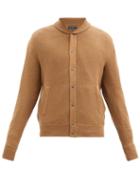 Matchesfashion.com Rag & Bone - Cardiff Knit-collar Cotton-blend Cardigan - Mens - Camel