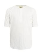 De Bonne Facture Short-sleeved Linen And Cotton-blend Shirt