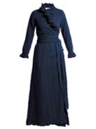 Rhode Resort Jagger Ruffle-trimmed Cotton Wrap Dress