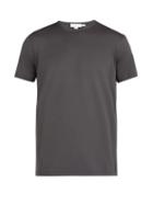 Matchesfashion.com Sunspel - Classic Crew Cotton T Shirt - Mens - Dark Grey