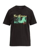 Matchesfashion.com Noon Goons - True Romance-print Cotton-jersey T-shirt - Mens - Black