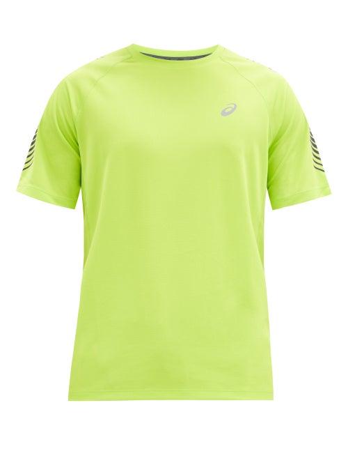 Matchesfashion.com Asics - Icon Reflective-logo Jersey T-shirt - Mens - Green