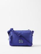 Acne Studios - Akila Face-patch Canvas Cross-body Bag - Mens - Purple