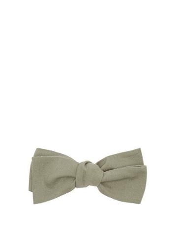 Matchesfashion.com Comme Les Loups - Camden Cotton Twill Bow Tie - Mens - Green