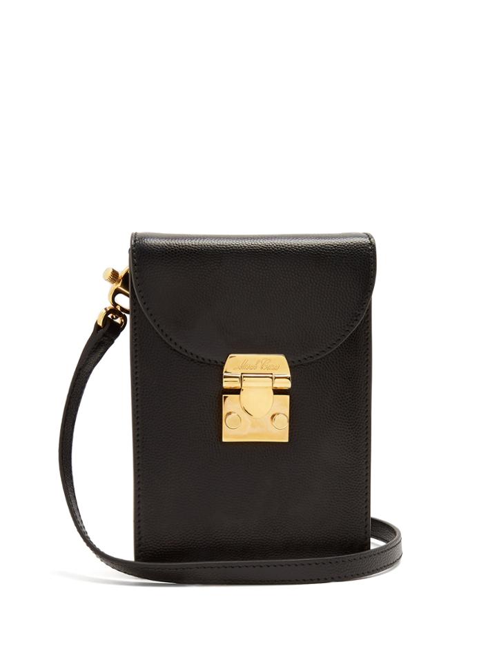 Mark Cross Josephine Small Pebble-leather Cross-body Bag