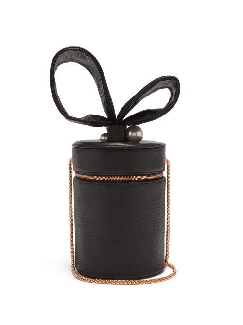 Matchesfashion.com Sophia Webster - Bonnie Leather Cylinder Bag - Womens - Black