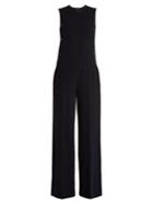 Joseph Wide-leg Sleeveless Crepe Jumpsuit