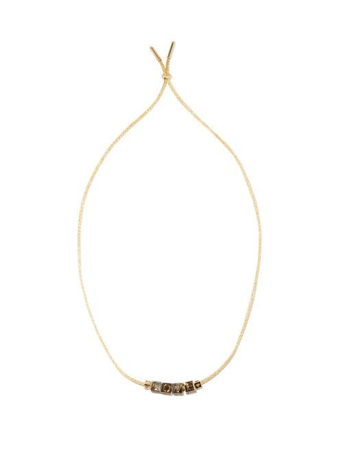 Matchesfashion.com Lauren Rubinski - Love 14kt Gold Necklace - Womens - Yellow Gold