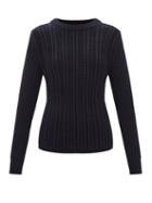 Gabriela Hearst - Zelig Ribbed Sweater - Womens - Dark Navy