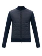Belstaff - New Kelby Quilted-shell And Wool Cardigan - Mens - Navy