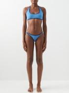Lisa Marie Fernandez - Amber Cotton-blend Terry Bikini - Womens - Blue