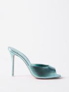 Christian Louboutin - Me Dolly 100 Leather Pumps - Womens - Blue
