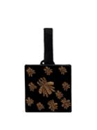 Sanayi 313 Ragno Embroidered Velvet Box Clutch