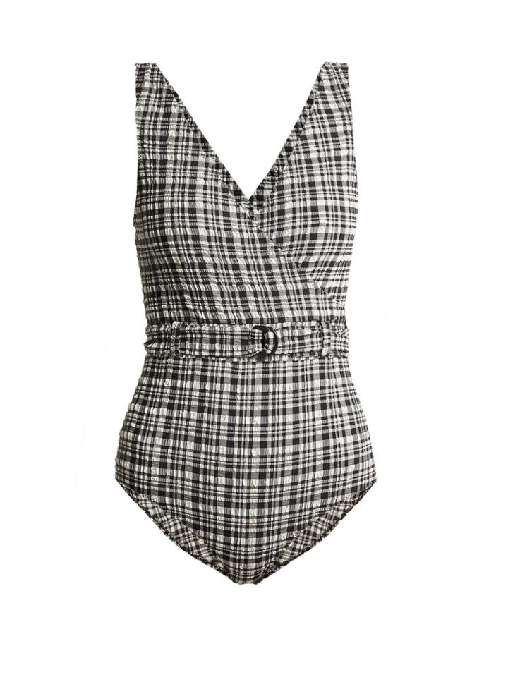 Lisa Marie Fernandez Yasmin Seersucker Swimsuit