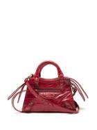 Balenciaga - Neo Classic City Mini Croc-effect Leather Bag - Womens - Pink