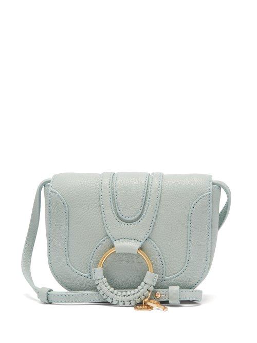 Matchesfashion.com See By Chlo - Hana Mini Leather Cross Body Bag - Womens - Light Blue