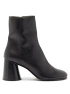 Acne Studios - Block-heel Leather Ankle Boots - Womens - Black