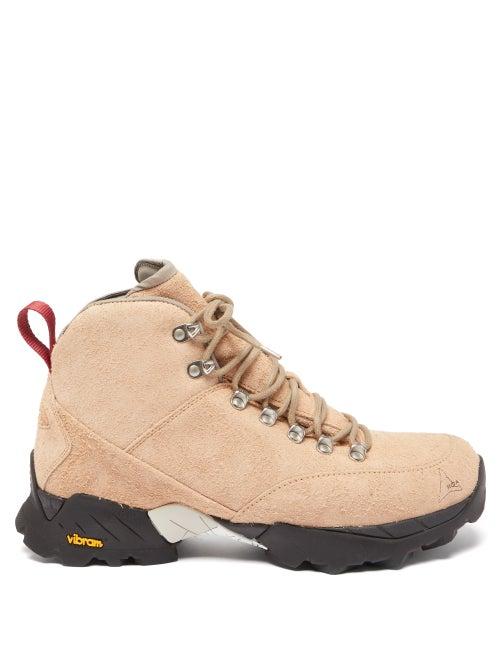 Roa - Andreas Suede Hiking Boots - Mens - Brown