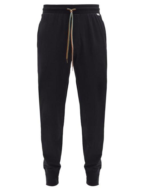 Matchesfashion.com Paul Smith - Drawstring-waist Cotton Pyjama Trousers - Mens - Black