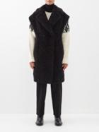 Herno - Faux Shearling Gilet - Womens - Black