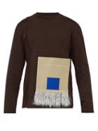 Matchesfashion.com A-cold-wall* - Felt Patch Cotton T Shirt - Mens - Burgundy