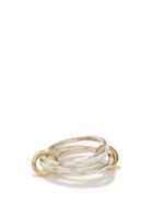 Spinelli Kilcollin - Solarium 18kt Gold & Sterling-silver Ring - Womens - Silver Gold