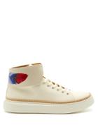 Buscemi 90mm Crepone High-top Leather Trainers